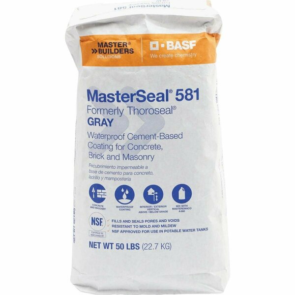 Masterseal 581 50 Lb. Gray Masonry Waterproofer MS581GY50